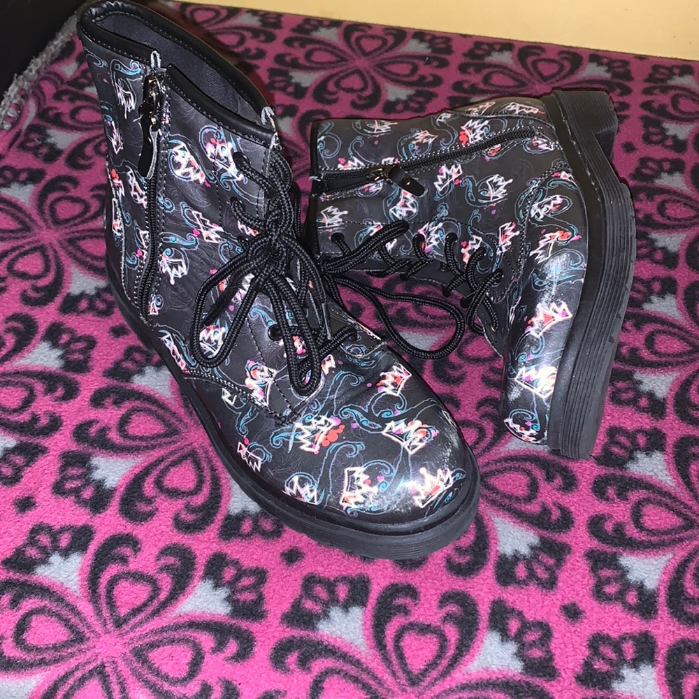 Disney combat boots